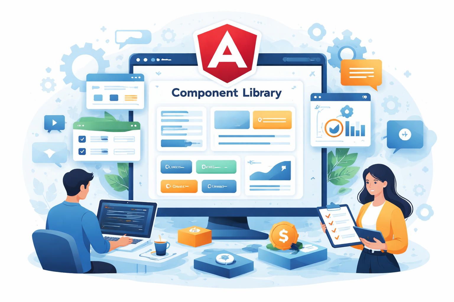 Logo du projet Structuration d’un design system Angular